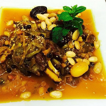 Tajine carré d’agneau