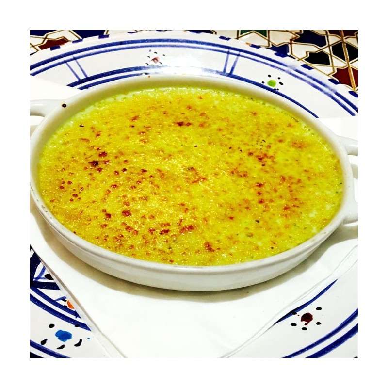 Crème brûlée à la pistache